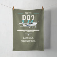Thumbnail for Tecnam P92 Echo MkII design on green army towel