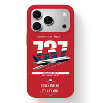 Thumbnail for Boeing 737-200 design on red magsafe iphone case