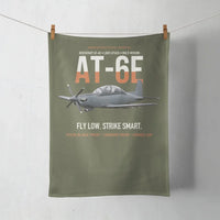 Thumbnail for AT-6E Wolverine Light Attack design on green army towel