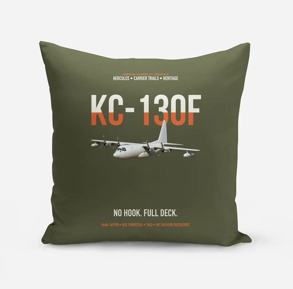 KC-130F BuNo 149798 design on green army pillow