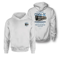 Thumbnail for CFM56-5C design on white hoodie