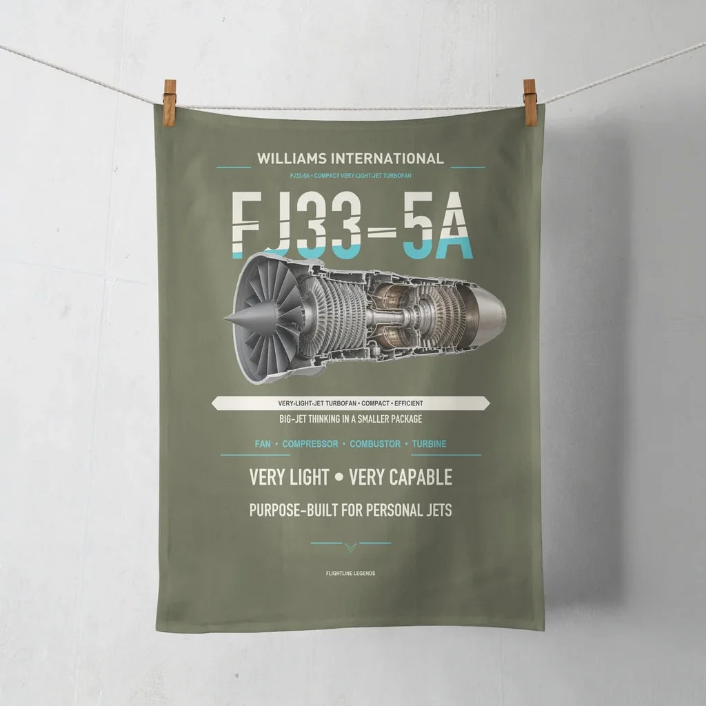 FJ33-5A design on green army towel