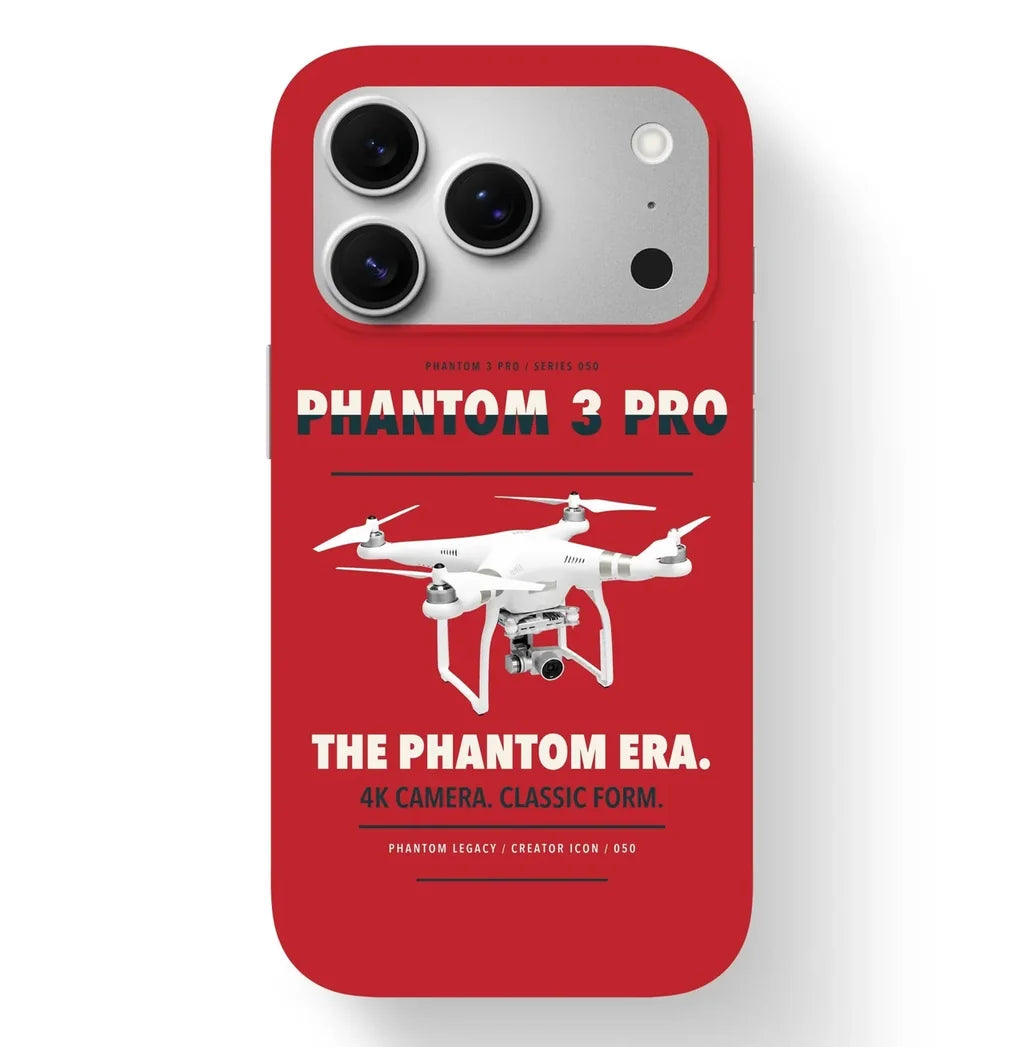 DJI Phantom 3 Professional Case design on red iphone case