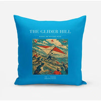 Thumbnail for VINTAGE G4013 - The Glider Hill - Designed Pillows design on turquoise