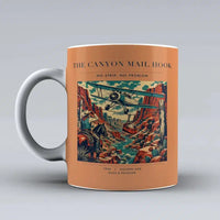Thumbnail for VINTAGE G4285 - The Canyon Mail Hook - Ceramic Mug design on orange