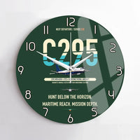 Thumbnail for Airbus C295 MPA/ASW design on dark green no frame wall clock