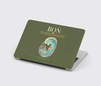 Thumbnail for Rafael Hernández Airport (BQN) design on green army MacBook case
