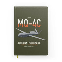 Thumbnail for MQ-4C Triton IFC-4 design on green army notebook