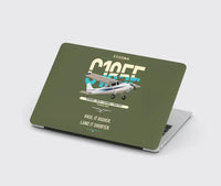 Thumbnail for Cessna A185F Skywagon design on green army MacBook case