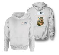 Thumbnail for Laredo International Airport (LRD) design on white double-side hoodie