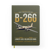 Thumbnail for B-26G Marauder design on green army notebook