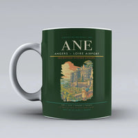 Thumbnail for Angers – Loire Airport (ANE) airport code design on dark green ceramic mug