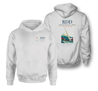 Thumbnail for Redding Regional Airport (RDD) design on white double-side hoodie