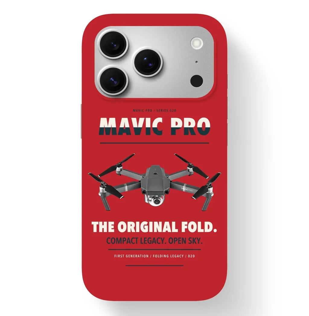 DJI Mavic Pro Case design on red iphone case