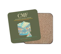 Thumbnail for Chambéry-Savoie Airport (CMF) design on green army 1 piece coaster