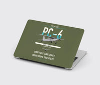 Thumbnail for Pilatus PC-6 Porter design on green army MacBook case