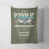 Thumbnail for Tecnam P2008JC NG design on green army towel