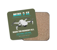 Thumbnail for DJI Mini 2 SE design on green army 1 piece coaster