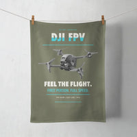 Thumbnail for DJI FPV design on green army towel