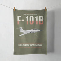 Thumbnail for F-101B Voodoo design on green army towel