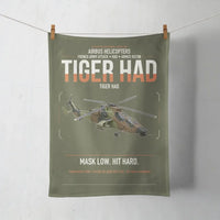 Thumbnail for Airbus Helicopters Tiger HAD design on green army towel