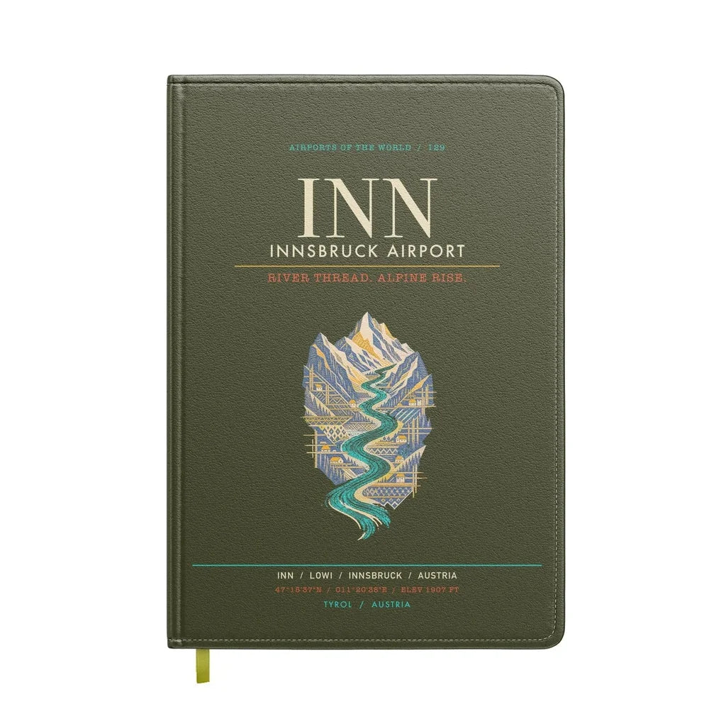 Innsbruck Airport INN - Inn Valley Alpine Weave - Green Army