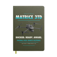 Thumbnail for DJI Matrice 3TD design on green army notebook