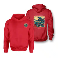 Thumbnail for VINTAGE G4452 - The Mechanic's Lunch Whistle - Double-Side Hoodie design on red double side