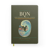 Thumbnail for Rafael Hernández Airport (BQN) design on green army notebook
