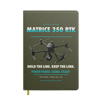 Thumbnail for DJI Matrice 350 RTK design on green army notebook