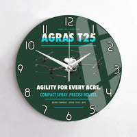 Thumbnail for DJI Agras T25 design on dark green no frame wall clock