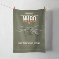 Thumbnail for NHIndustries NH90 TTH design on green army towel