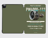 Thumbnail for PW4000-112 design on green army ipad tablet case