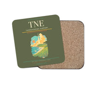 Thumbnail for Tanegashima Airport (TNE) design on green army 1 piece coaster