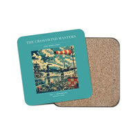Thumbnail for The Crosswind Masters - Designed Coasters design on turquoise 1-piece