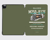 Thumbnail for M250-B17F design on green army ipad tablet case