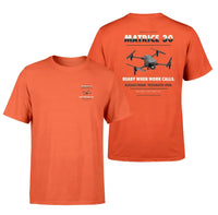 Thumbnail for DJI Matrice 30 design on orange t shirt