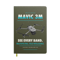 Thumbnail for DJI Mavic 3 Multispectral design on green army notebook