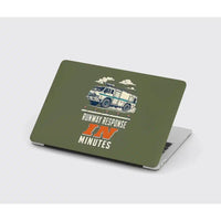 Thumbnail for Runway Response In Minutes design on green army MacBook case