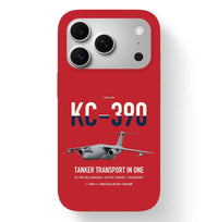 Thumbnail for Embraer KC-390 Millennium design on red magsafe iphone case, for iPhone 17 Pro