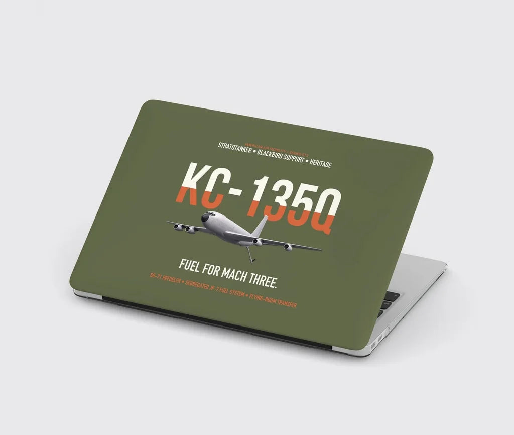 KC-135Q Blackbird Tanker design on green army MacBook case