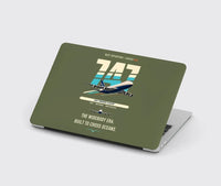 Thumbnail for Boeing 747-200B design on green army MacBook case