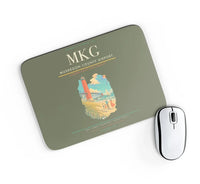 Thumbnail for Muskegon County Airport (MKG) design on green army rectangle mouse pad