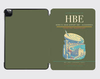 Thumbnail for Borg El Arab Airport (HBE) design on green army ipad tablet case
