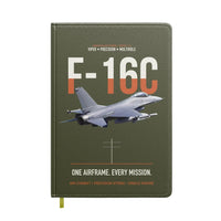 Thumbnail for F-16C Fighting Falcon One Airframe Every Mission design on green army notebook