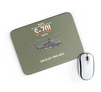 Thumbnail for Sikorsky S-70i FIREHAWK design on green army rectangle mouse pad