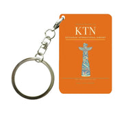 Thumbnail for Ketchikan International Airport (KTN) design on orange key chain
