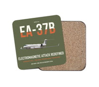 Thumbnail for EA-37B Compass Call design on green army 1 piece coaster