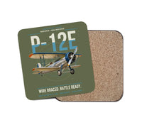Thumbnail for Boeing P-12E design on green army 1 piece coaster