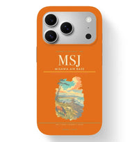 Thumbnail for Misawa Airport (MSJ) design on orange iPhone 17 Pro MagSafe case